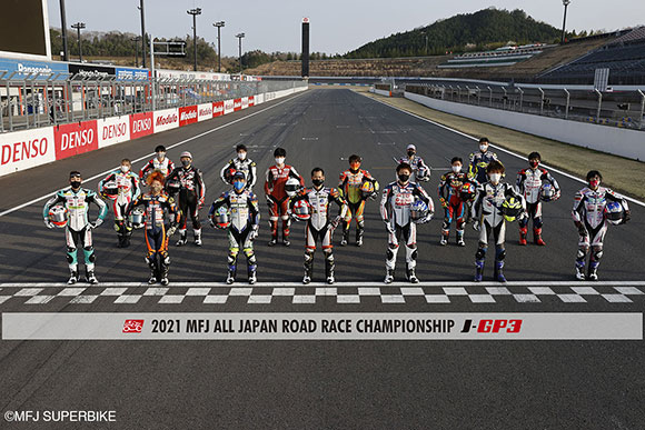 2021シリーズJ-GP3クラス年間登録ライダー