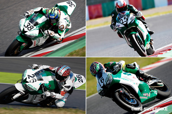 ST600クラスに4人がフルエントリー！