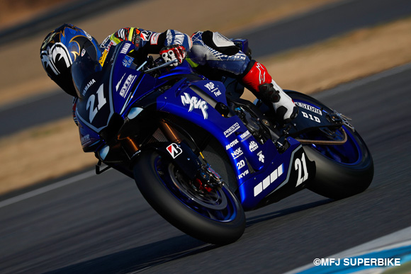 中須賀が他を圧倒しトップタイム！