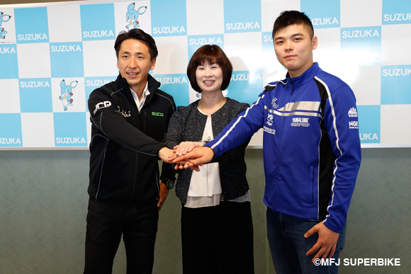 鈴鹿市民の前田恵助が鈴鹿市長を表敬訪問