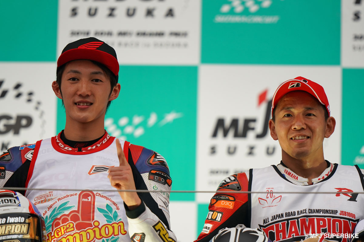 JSB1000／中須賀克行、J-GP2／岩戸亮介