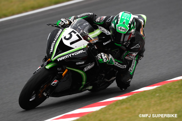 ST600は奥田、J-GP2は名越、J-GP3は長谷川がトップタイム！